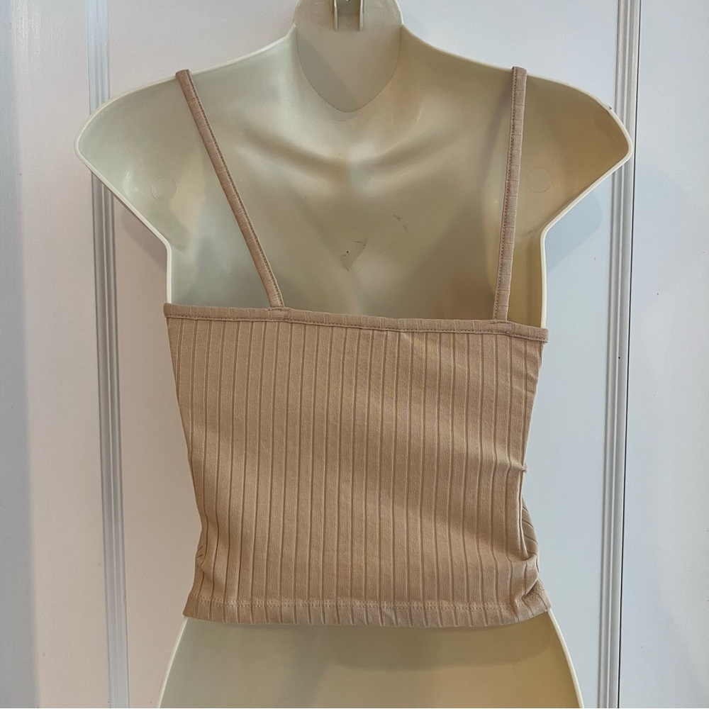 H&M Divided • Tan Ribbed Tank - Size X-Small - Picture 5 of 6
